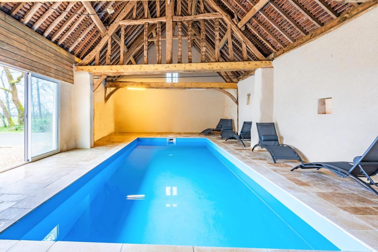 Crazy Villa Champs Corons 61 - Interior Heated Pool - 2H From Paris - 30P Les Menus エクステリア 写真