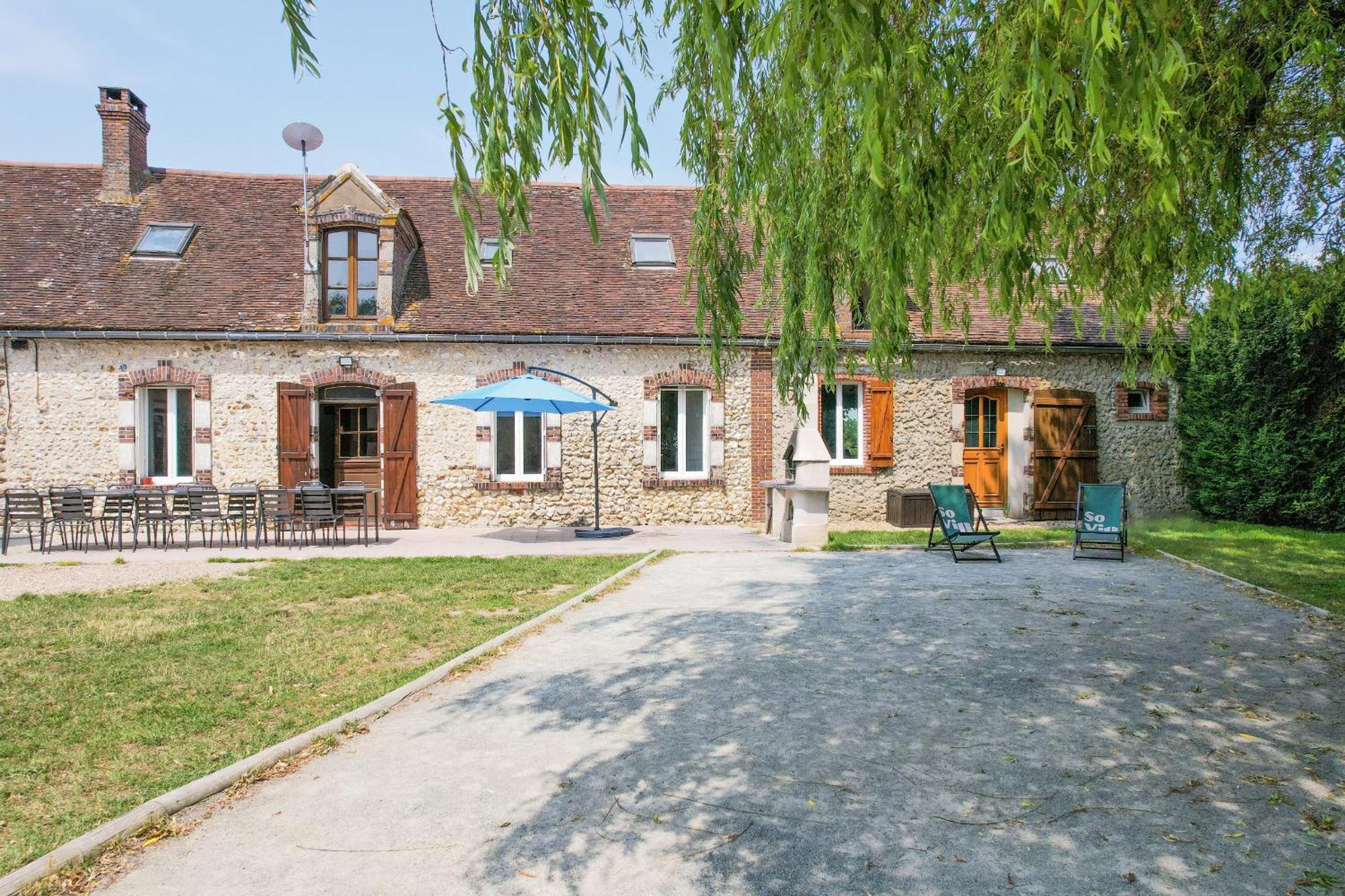Crazy Villa Champs Corons 61 - Interior Heated Pool - 2H From Paris - 30P Les Menus エクステリア 写真