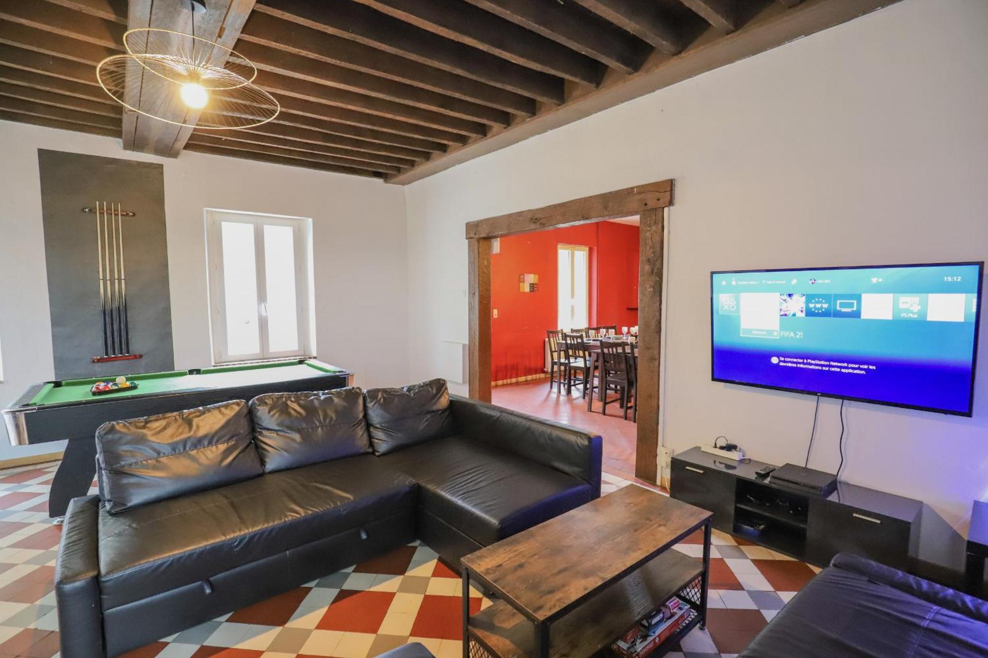 Crazy Villa Champs Corons 61 - Interior Heated Pool - 2H From Paris - 30P Les Menus エクステリア 写真